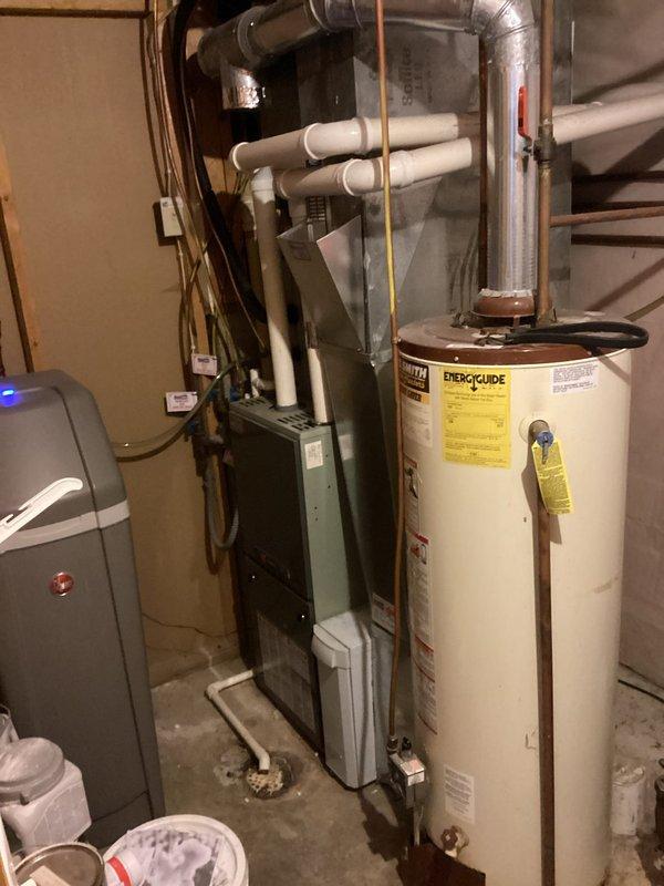 Responded to no cooling complaint on residential air conditioning system. Upon inspection, found system completely empty of refrigerant. Located and repaired refrigerant leak, then recharged system to manufacturer specifications. Verified proper operation and cooling performance before departure.