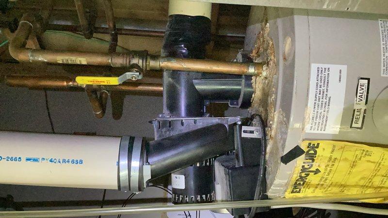 Responded to no cooling complaint on residential HVAC system. Upon arrival, determined unit had no power and customer was unable to identify cooling mode on thermostat. Performed diagnostic assessment of equipment in mechanical room, including inspection of furnace/air handler and associated electrical components. Labeled thermostat with clear "HEAT" and "COOL" indicators to assist customer with system operation and mode identification. Documented equipment condition and configuration with diagnostic meter readings.