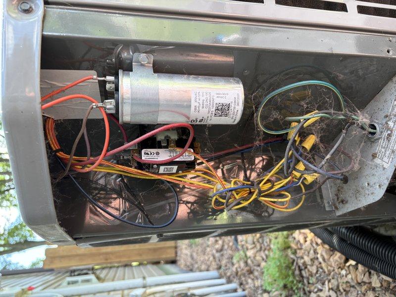 Performed comprehensive AC tune-up maintenance on residential air conditioning system, including inspection of electrical components, capacitor, and control board. Successfully installed customer-supplied thermostat and verified proper system operation upon completion.
