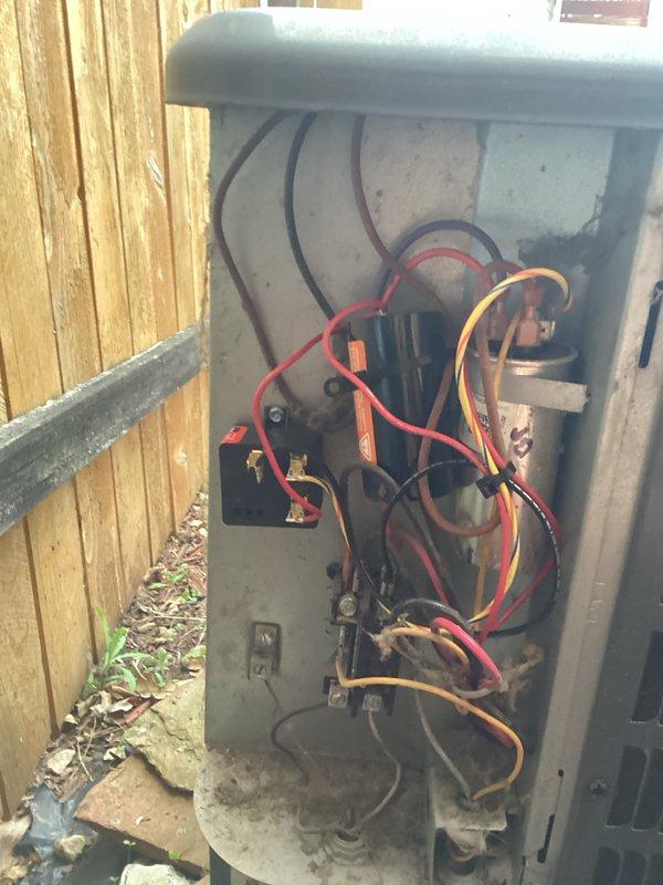 Responded to service call for seven-year-old Goodman air conditioning system experiencing intermittent circuit breaker tripping. Upon arrival, performed diagnostic testing on the condenser unit and electrical components. Attempted to replicate the tripping condition through multiple system cycles but was unable to reproduce the fault during service visit. Inspected electrical panel wiring and connections for signs of overheating, loose connections, or component failure. All visible wiring and terminals showed normal wear consistent with system age. To address potential starting current issues that could cause intermittent breaker trips, installed a hard start capacitor kit on the compressor. This component reduces inrush current during compressor startup, which is a common cause of nuisance tripping in aging systems. Verified proper electrical connections, secured all panel covers, and cycled system multiple times to confirm stable operation. System operated normally throughout testing