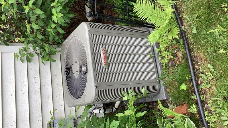 Completed comprehensive preventative maintenance tune-up on residential Lennox air conditioning system. Performed full system inspection, cleaned condenser coils, verified refrigerant charge, tested electrical components, and confirmed optimal operation with no deficiencies found.