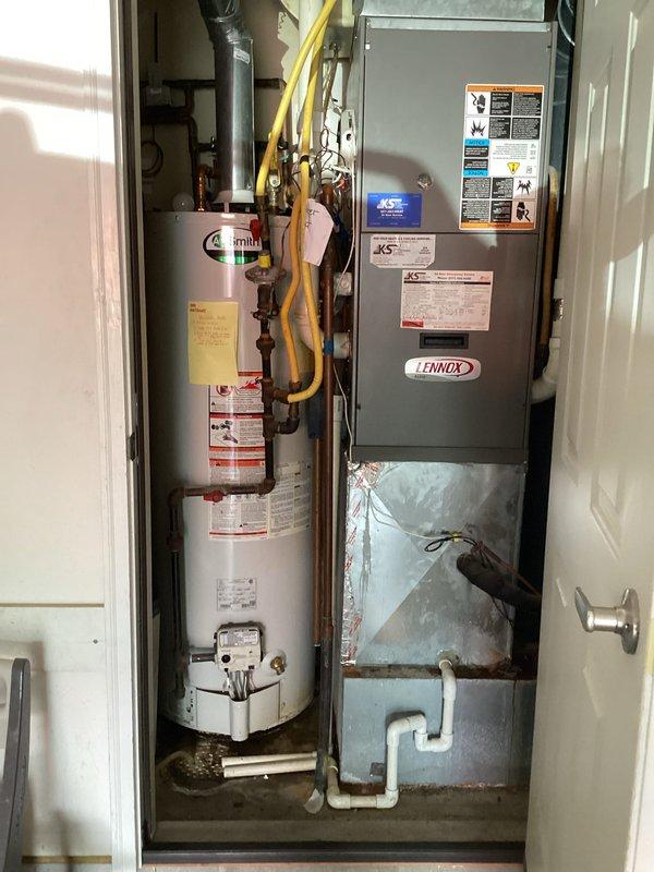 Responded to service call for water pressure irregularities and murky water issues originating from an older Kinetics water softener system. Upon inspection, diagnosed equipment requiring replacement components and provided estimate for installation of a new, appropriately-sized brine tank to restore proper water treatment functionality.