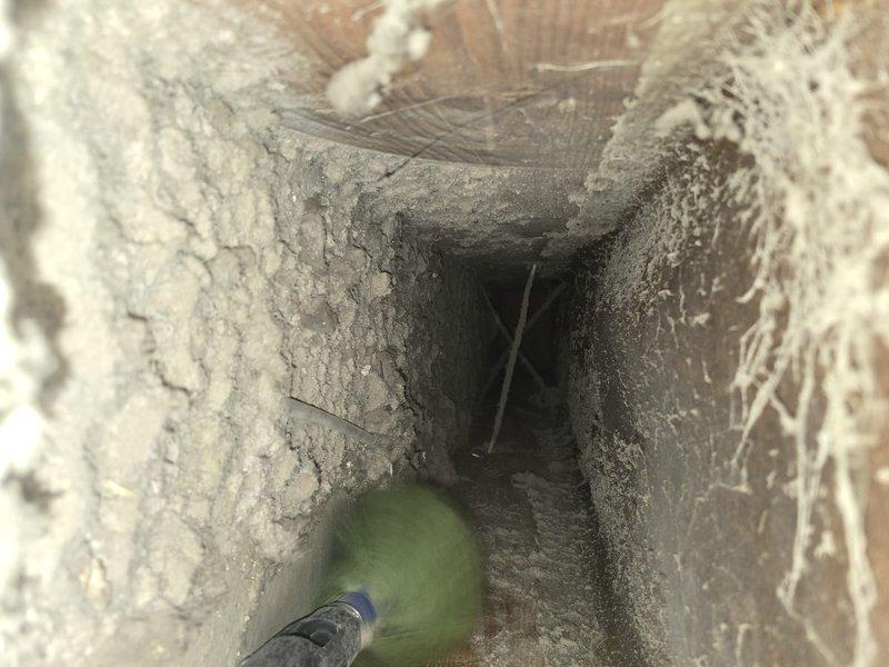 Completed comprehensive duct cleaning service to remove heavy accumulation of dust, debris, and lint buildup throughout the ventilation system. Thoroughly cleaned all accessible ductwork and vents, removing significant dust bunnies and accumulated contaminants from interior surfaces to restore proper airflow and improve indoor air quality.