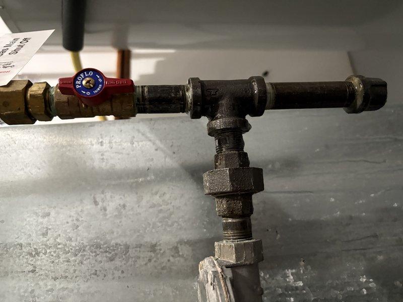 Responded to reported gas leak on furnace supply line for second opinion evaluation. Upon arrival, conducted comprehensive leak detection testing using electronic leak detector and micro leak solution on all gas line connections, fittings, and joints throughout the system. Testing confirmed no gas leaks present at furnace supply line, T-junction connections, or associated gas piping. All connections tested secure with no detectable leakage.