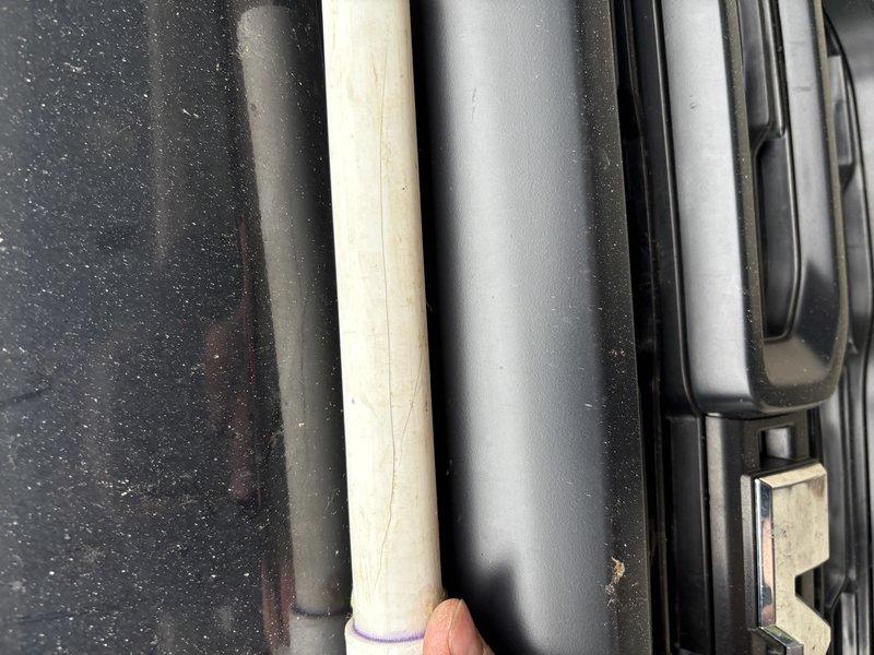 Responded to service call for water leaking from AC supply vent. Upon inspection, identified cracked condensate drain line in attic space, likely caused by freezing conditions. Removed and replaced damaged section of PVC drain pipe with new piping. Recommended scheduling preventative maintenance in fall to vacuum and clear condensate drain line system to prevent future blockages and potential freeze damage.
