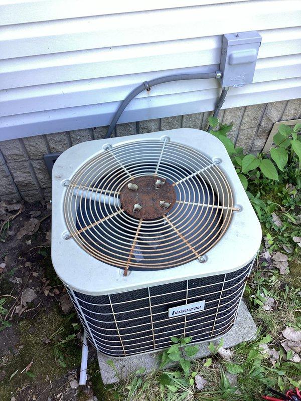 Responded to no-cooling call where disconnect had been pulled and breaker required replacement. Upon arrival, breaker had already been replaced and air conditioning unit was operational. Verified proper operation of outdoor condensing unit, confirmed adequate airflow through fan assembly, and tested system performance to ensure no additional electrical or mechanical issues were present.