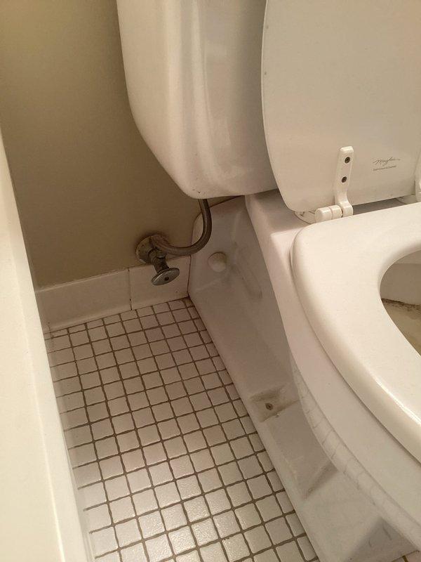 Responded to service call for toilets draining and flushing slowly. Upon arrival, conducted inspection of bathroom fixtures and identified aged toilet with deteriorated internal components. Removed tank lid and observed significant rust-colored staining, mineral deposits, and corrosion throughout tank interior, affecting flush valve assembly and fill valve mechanism. Determined that internal component degradation and age of fixture were causing poor flush performance and slow drainage. Recommended and performed complete toilet replacement due to extent of deterioration and inefficiency of existing unit. Removed old toilet, prepared flange and floor surface, and installed new toilet with updated flushing mechanism to restore proper operation and drainage performance.