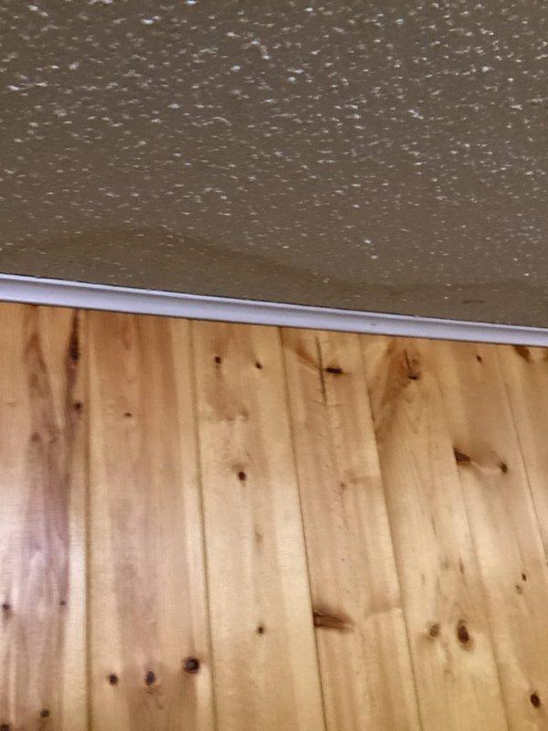 Responded to water leak call and arrived on site during scheduled window. Upon inspection, discovered burst outdoor hose bibb that caused significant water damage in basement area. Documented damage with photographs showing affected ceiling and wall surfaces. Restoration company is currently addressing water damage and will expose the hose bibb water line by opening the ceiling. Follow-up appointment will be scheduled once restoration work provides access to replace the failed outdoor hose bibb.