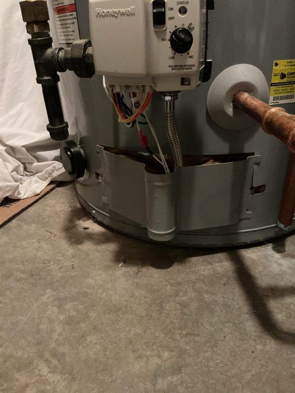 Responded to 6-1 error code on 50-gallon A.O. Smith ProLine XE power vent water heater. Diagnosed failed hot surface igniter preventing proper ignition sequence. Removed defective igniter assembly and installed manufacturer-approved replacement part. Tested gas control valve operation, verified proper venting through PVC exhaust system, and confirmed all electrical connections secure. Cycled unit through multiple heating cycles to ensure reliable ignition and proper burner operation. Water heater restored to full functionality with no error codes present upon completion.