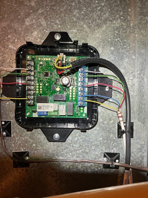 Responded to service call for air conditioning system activating inadvertently when fan was turned on. Diagnosed issue to control board wiring where improper wire stripping had created a short between terminals. Re-stripped affected wire to proper specifications, secured connection at terminal block, and verified all wire terminations on the control board assembly. Cycled system through multiple operations to confirm proper function of both fan and compressor circuits with no further cross-activation issues.