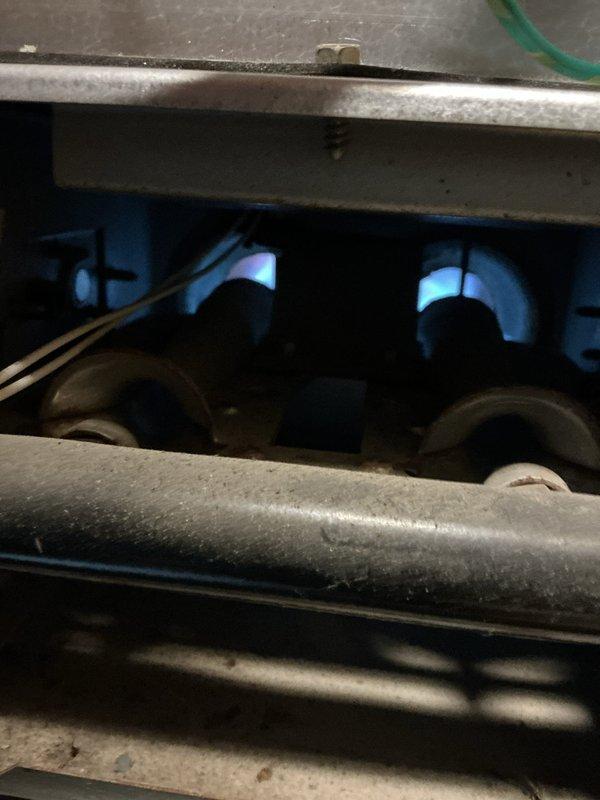 Completed preventive maintenance tune-ups on two gas furnaces. Performed comprehensive inspections of both units, including burner operation, gas valve controls, electrical connections, and manifold assemblies. Both furnaces showed proper blue flame combustion patterns and all components were found operating within normal parameters. No deficiencies identified or repairs required on either system.