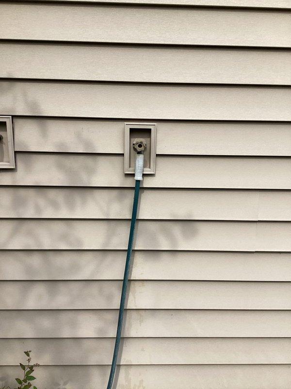 Responded to call for two leaking outdoor faucets on residential property. Upon inspection, identified loose packing nuts on both hose bibs as the source of water leakage. Tightened packing nuts on both exterior faucet assemblies, restoring proper seal and eliminating all leaks. Verified proper operation of both fixtures upon completion.
