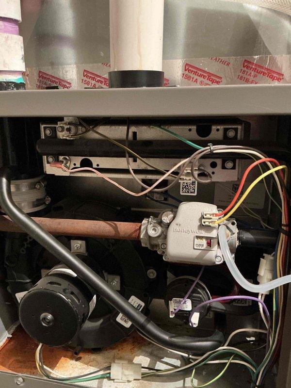 Performed comprehensive one-time air handler tune-up and maintenance service. Completed full system inspection of internal components including blower motor assembly, electrical control board, and all associated wiring connections. Installed new filter and verified proper operation of all mechanical and electrical systems.