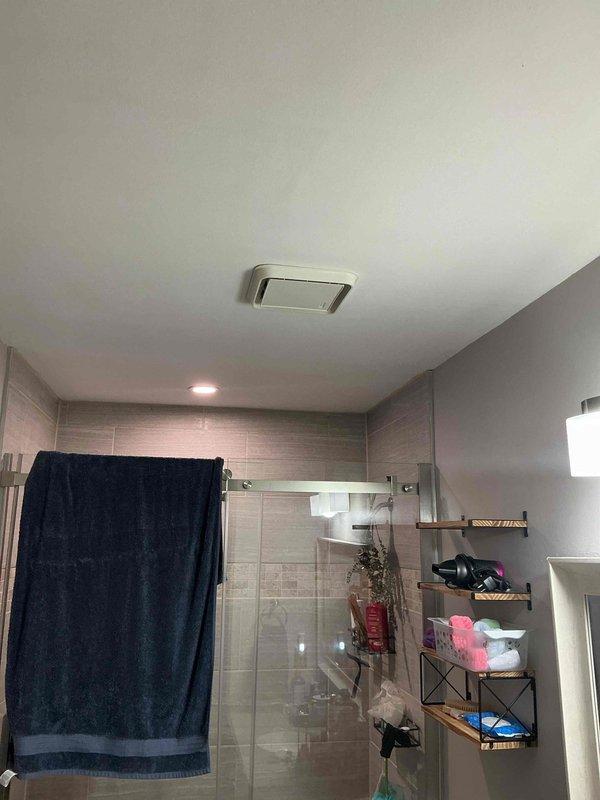 Provided estimates for installation of four recessed can lights in kitchen and replacement of two bathroom exhaust fans. Assessed existing electrical circuits and ceiling access requirements to determine scope of work and material specifications for the requested lighting and ventilation upgrades.