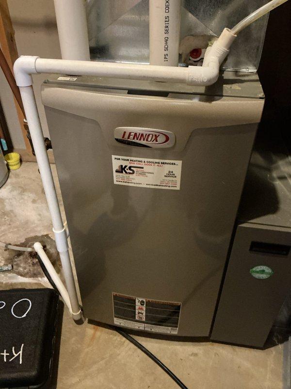 Completed scheduled preventive maintenance agreement tune-up on Lennox air handler system. Performed comprehensive system diagnostics using digital testing equipment to verify operational parameters and system performance. All components inspected and found operating within normal specifications with no deficiencies noted requiring correction at this time.