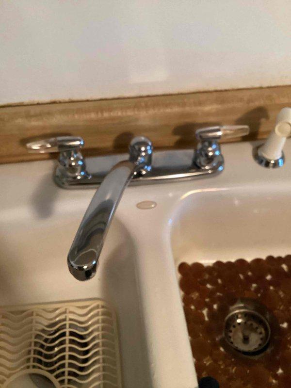 Responded to service call for leaking faucet and floor drain closure request. Upon arrival, assessed bathroom sink with chrome dual-handle faucet installation and inspected the leaking condition. Provided detailed estimate for new kitchen faucet installation and pop up assembly replacement to address the plumbing concerns.