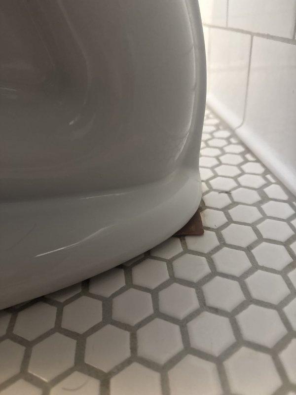 Responded to a leaking toilet with water seeping from the base. Upon inspection, identified a failed wax foam ring as the primary cause of the leak, along with a cracked flush valve requiring replacement. Ordered the necessary flush valve component and will return to complete the rebuild, install the new flush valve, and replace the wax ring to restore proper seal and function.