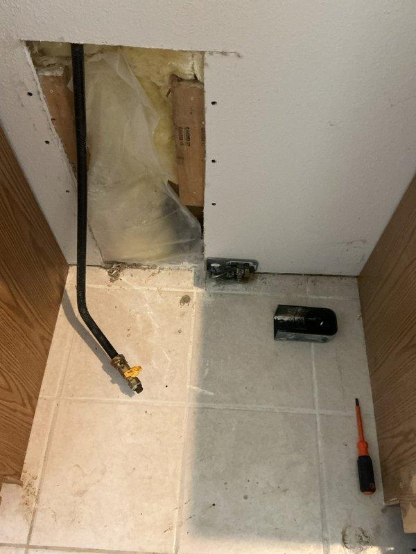 Converted electric stove outlet from 240V to 120V configuration to accommodate gas stove installation, including downsizing the receptacle and modifying circuit wiring. Installed two flush-mount LED ceiling light fixtures in closet spaces, completing all necessary electrical connections and ensuring proper illumination.