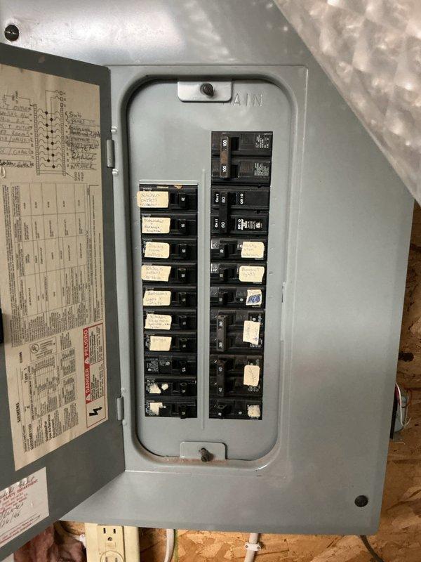 Installed dedicated electrical circuit for newly installed jet tub, running wiring from main breaker panel through bathroom, under stair storage area, and back up into bathroom to supply new outlet. Completed circuit installation and outlet mounting to provide proper power supply for jet tub operation.