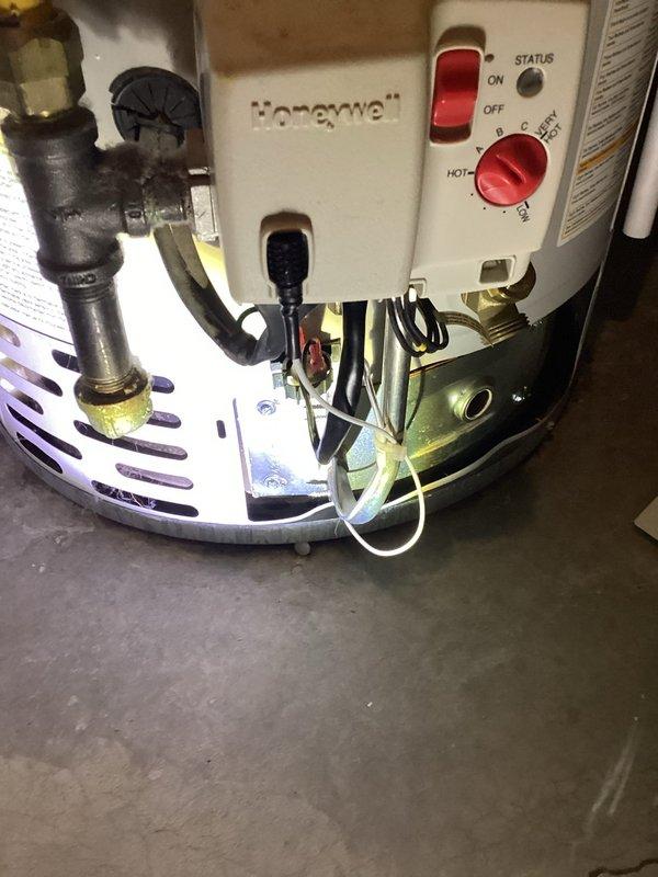 Responded to service call for electric water heater not firing due to reported vapor lock condition. Upon inspection, diagnosed a faulty flammable vapor sensor on a 40-gallon Bradford White power vent water heater that had caused the gas valve to lock out. Replaced the defective flammable vapor sensor, restored unit to operation, and verified proper ignition and heating functionality.