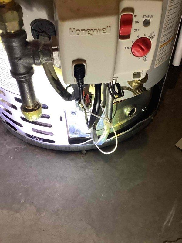 Responded to service call for electric water heater not firing due to reported vapor lock condition. Upon inspection, diagnosed a faulty flammable vapor sensor on a 40-gallon Bradford White power vent water heater that had caused the gas valve to lock out. Replaced the defective flammable vapor sensor, restored unit to operation, and verified proper ignition and heating functionality.