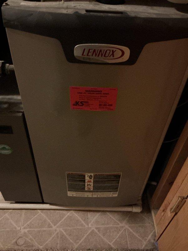 Completed scheduled furnace tune-up on Lennox heating unit. Performed comprehensive system diagnostics using digital meter to verify operational parameters including temperature differentials and combustion readings, confirmed all measurements within normal operating range. System tuned and tested with no issues found.