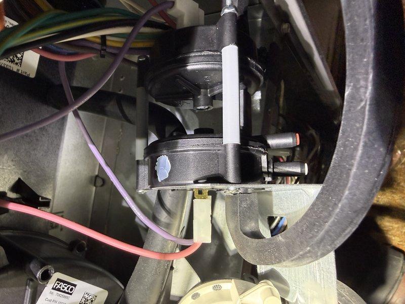 Diagnosed a no-heat condition on a Lennox furnace displaying fault codes E227 and E229, traced to a failed dual-chamber pressure switch. Replaced the pressure switch assembly and reconnected the wiring and sensing hoses. Inspected the inducer and venting passages with a borescope to confirm no obstructions or damage.