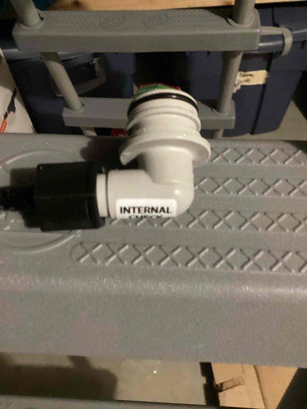 Diagnosed a recurring odor complaint traced to the iron filter system and found the internal check valve seized in the closed position, restricting proper flow. Removed the failed check valve and installed a new one, restoring operation of the iron filter. Advised that if the odor persists, a whole-house filtration system and iron filter replacement are recommended, and provided an estimate for the replacement iron filter.