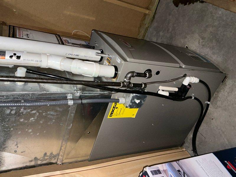 Madison, WI - Completed pre-sold repair on 21-year-old York HBBA-F030SG air conditioning system. Replaced failed capacitor, contactor, and AC fan motor to restore proper cooling operation. All electrical connections secured, system tested and verified operational upon completion.