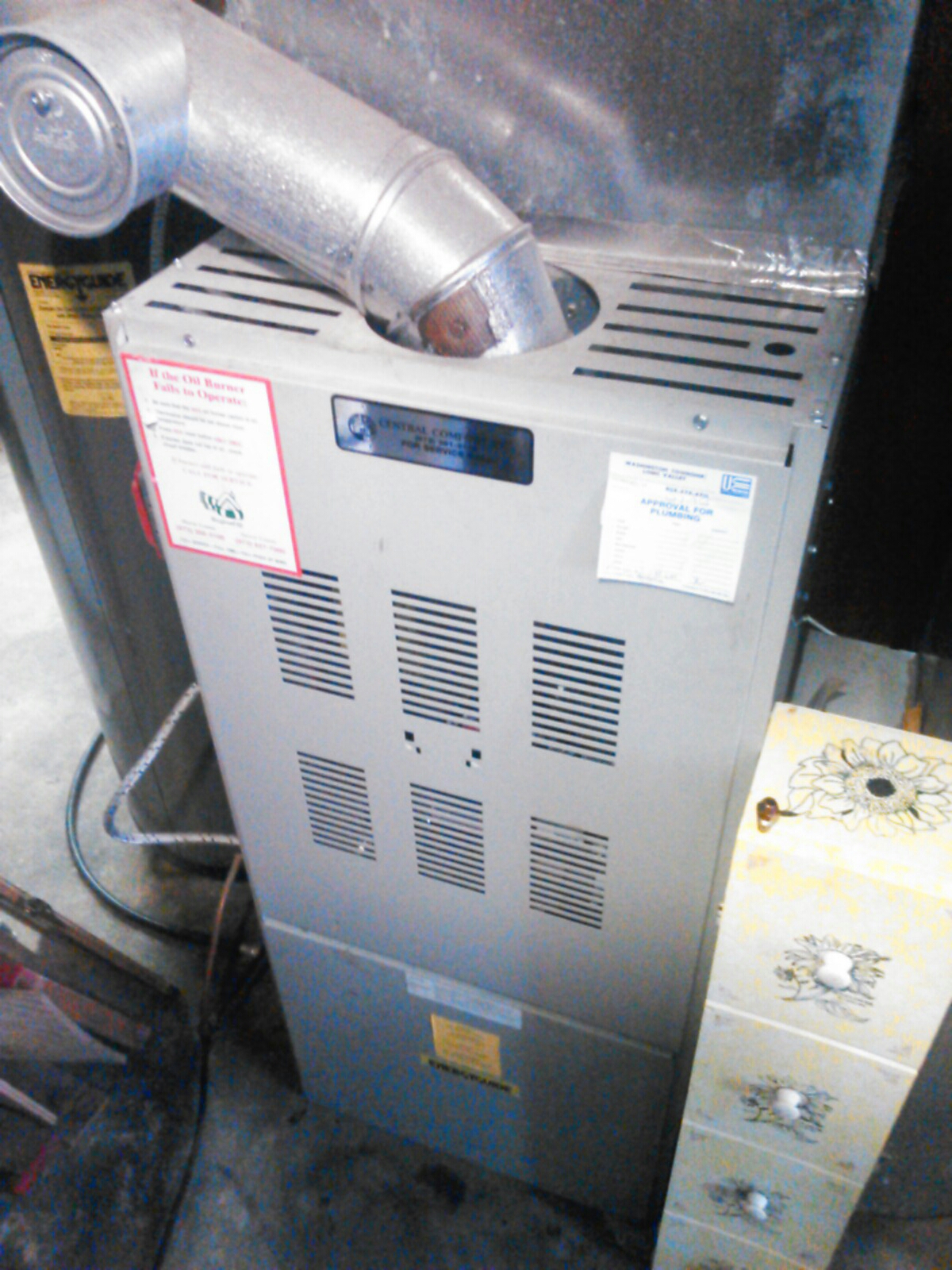 Service oil furnace