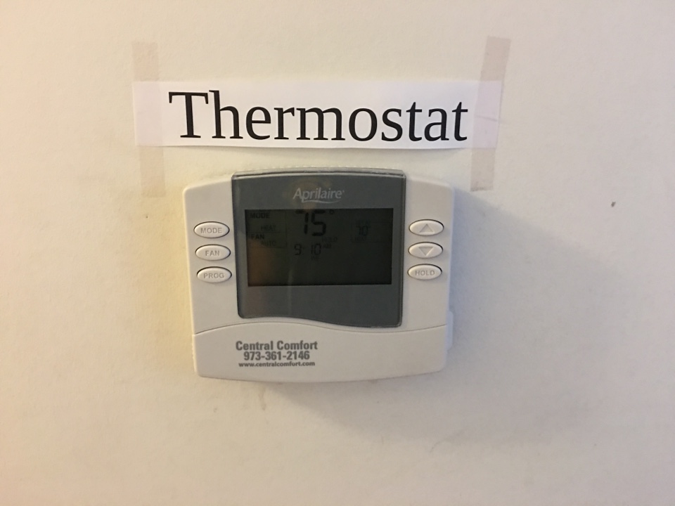 Install aprilaire thermostat 