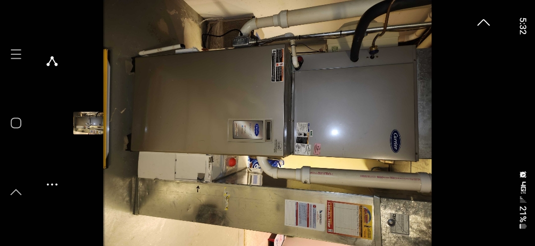 Furance repair in Easton park subdivision on a carrier furance heating system 
