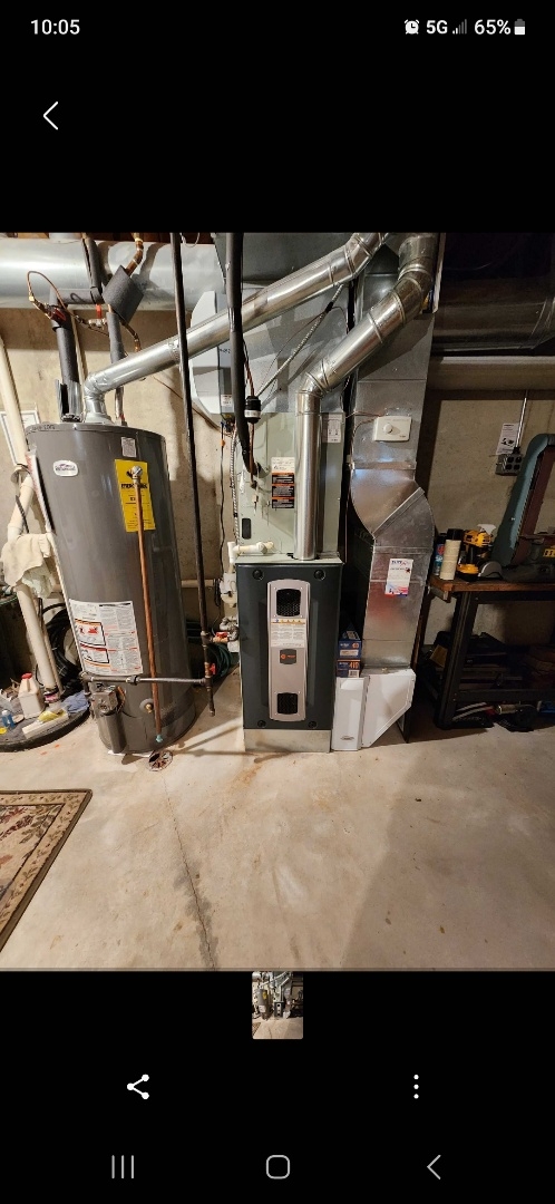 Hvac tune up on a American standard Furnace wheaton crossing
