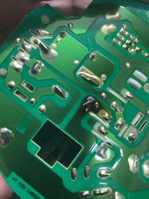 Responded to callback for AC system with outdoor unit running but no indoor cooling, approximately two months after initial service visit. Upon inspection, identified failed control board as root cause of cooling failure. Removed and replaced defective printed circuit board in air handler unit, ensuring proper electrical connections and secure mounting. System tested and verified operational with proper cooling cycle restored.