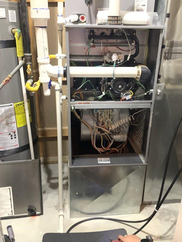 Completed comprehensive heating maintenance visit as part of monthly Comfort Care Plan membership service. Performed full furnace tune-up including inspection of all internal components, blower motor, heat exchanger, electrical connections, and gas valve operation. Verified proper airflow, tested safety controls, and ensured all mechanical and electrical systems were functioning within manufacturer specifications. Also inspected gas fireplace insert, confirmed proper flame pattern and burner operation, and verified safe operation of all components.