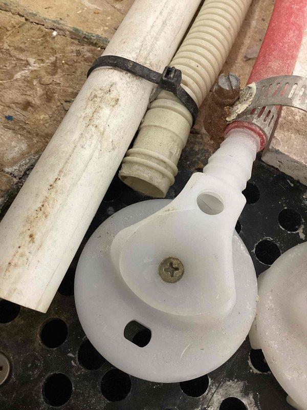 Installed AprilAire 24V solenoid valve (part #B14-314) on HVAC unit #35. Connected electrical wiring to solenoid coil and secured all plumbing connections with proper fittings and mounting hardware. Documented installation with photographs showing completed valve assembly and wire management.