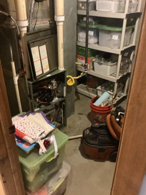 Completed comprehensive furnace tune-up on residential gas heating unit estimated to be 5-9 years old located in basement. Performed full system diagnostics including electrical testing with multimeter to verify proper voltage and amperage to all components. Inspected and tested all safety controls, heat exchanger, burner assembly, and ignition system. Verified proper operation of blower motor and checked airflow throughout system. Changed 16x25x1 air filter and confirmed unit operating within manufacturer specifications with no reported issues or concerns from occupant.