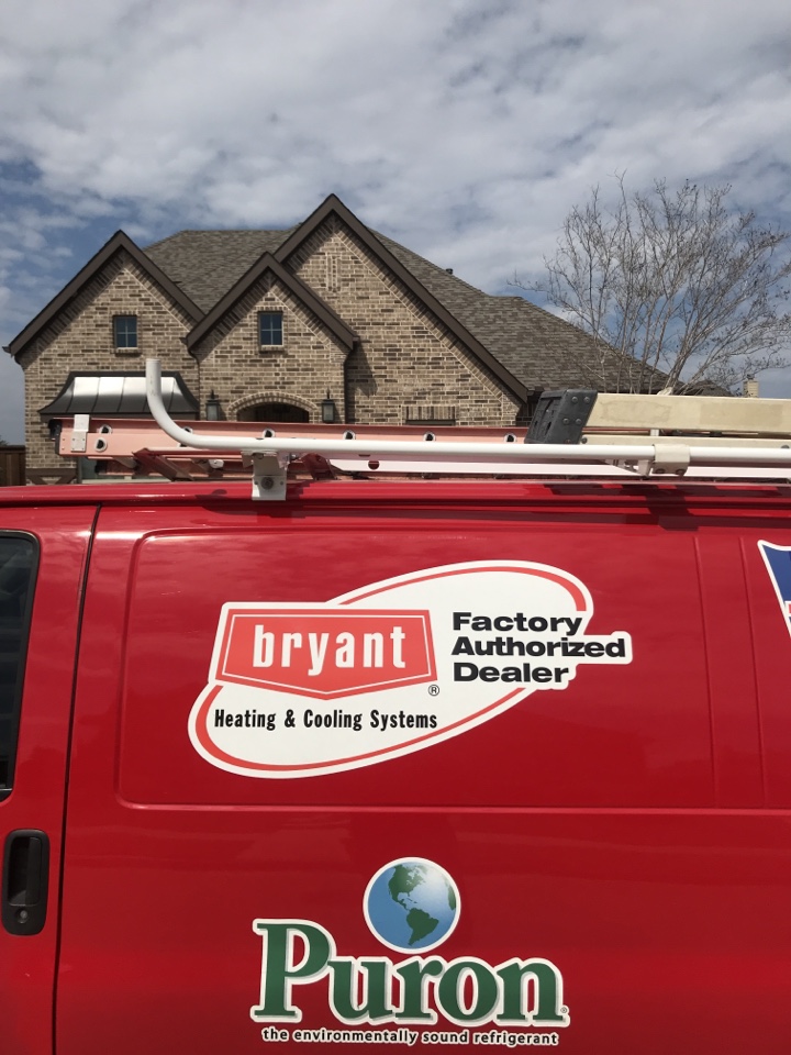 Servicing two Carrier ac units for our long time customer in Murphy, TX. 