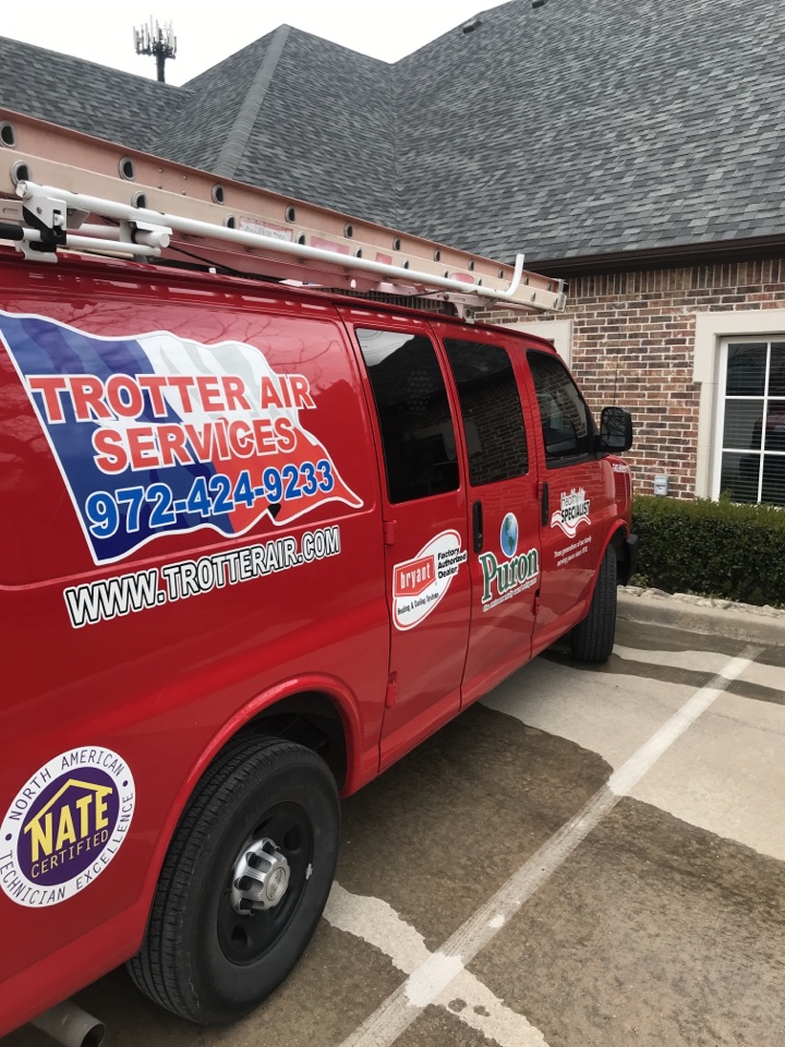 Repairing two Carrier air conditioning units for a customer at their office in McKinney, TX. 