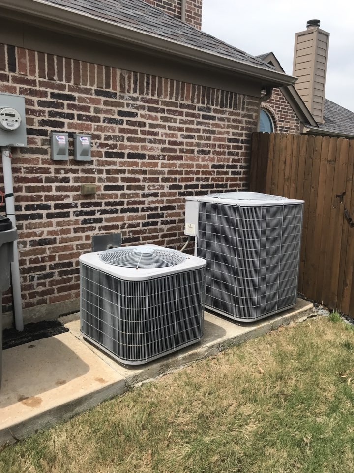 Repairing two Carrier ac units for our long time customer in Little Elm, TX. 