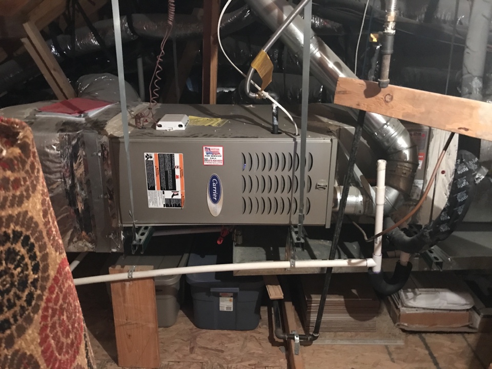 Servicing multiple Carrier heating systems for our long time customer in Carrollton. 