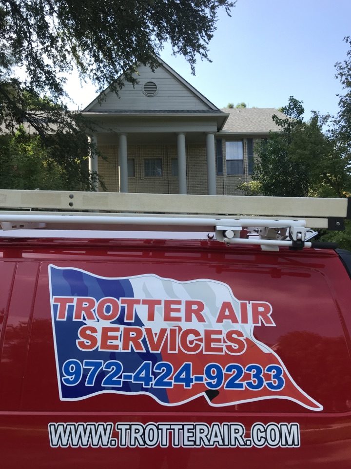 Clearing out a clogged drain on a Bryant air conditioning system for our long time customer in Richardson, TX. 
