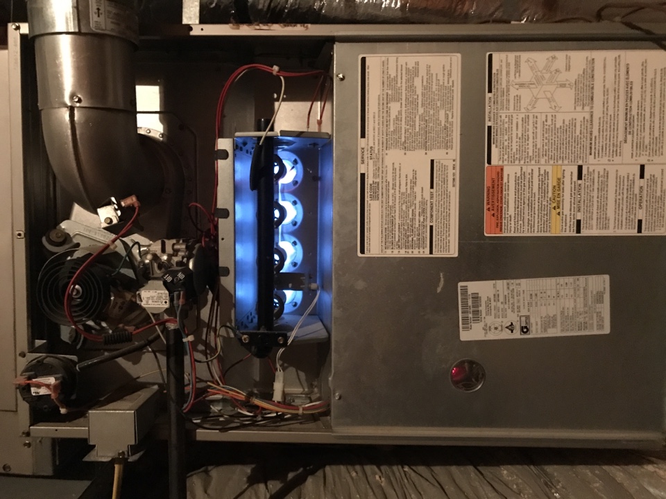 Servicing a Carrier heating system for our long time customer in Frisco, TX. 