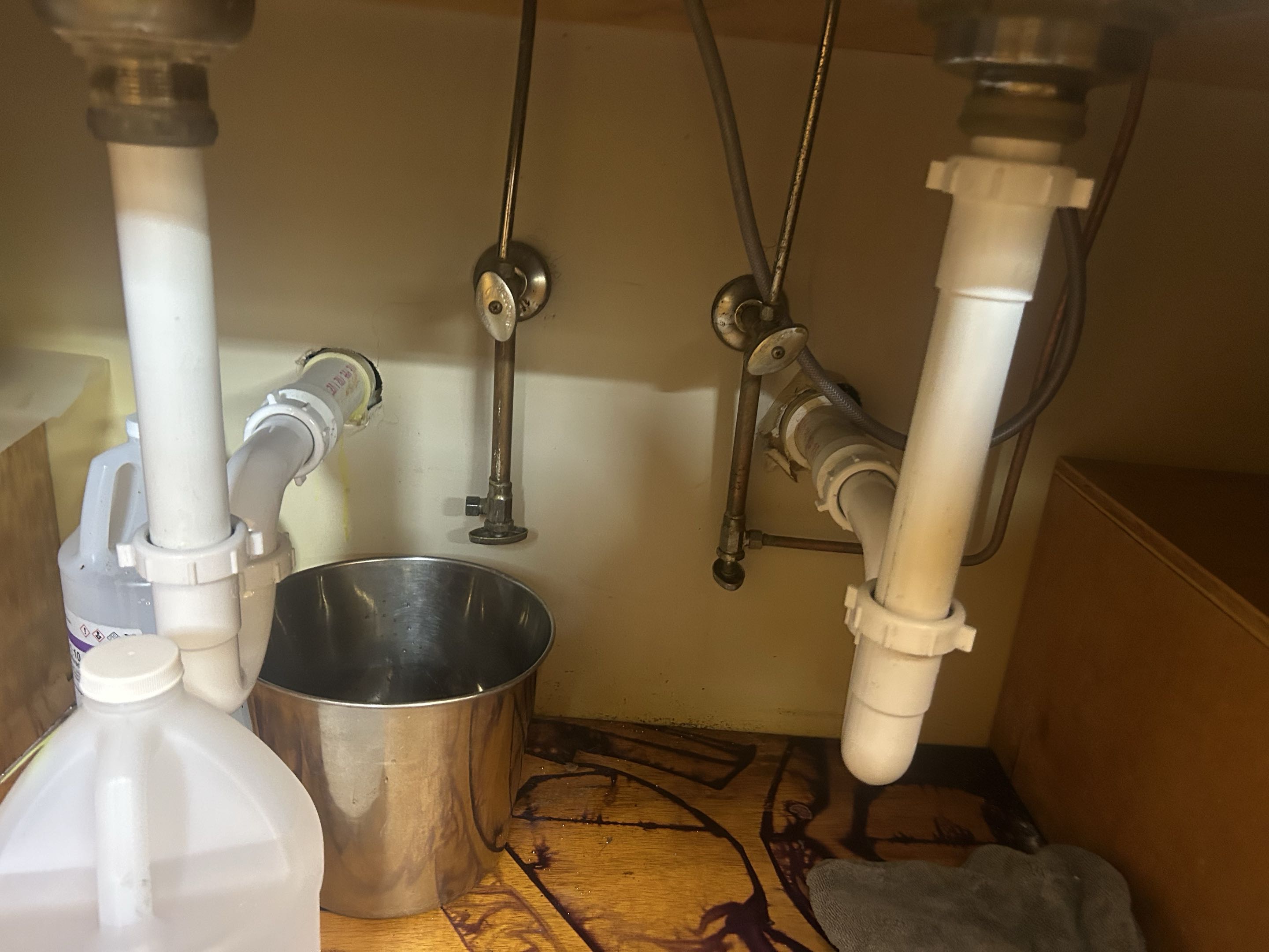 A leaking drain in a lab area of an animal clinic was promptly addressed. The initial assessment revealed a significant leak originating from the drain, posing potential risks to the facility's hygiene and operational efficiency. Detailed inspection identified the source of the leak, followed by a thorough cleaning of the affected area to prevent any microbial growth. The drain was disassembled, and all components were meticulously examined for damage or wear. Necessary repairs were executed, including the replacement of worn-out parts and the application of high-quality sealants to ensure a watertight seal. Post-repair testing confirmed the effectiveness of the solution, with no signs of leakage detected. The area was restored to its optimal condition, ensuring a safe and clean environment for the clinic's staff and animals.