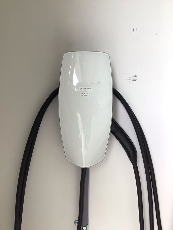 Install new Tesla charger. 