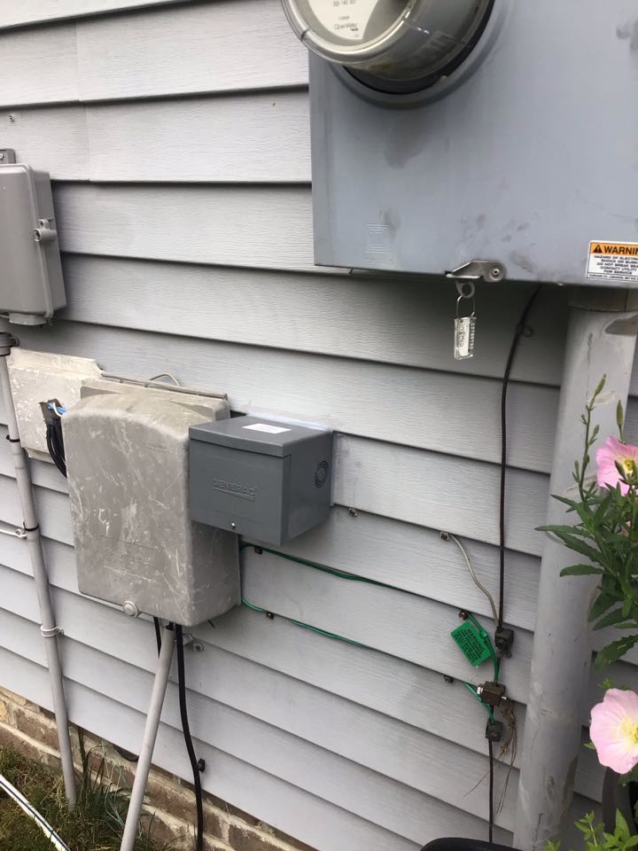 Install new generator interlock kit.  