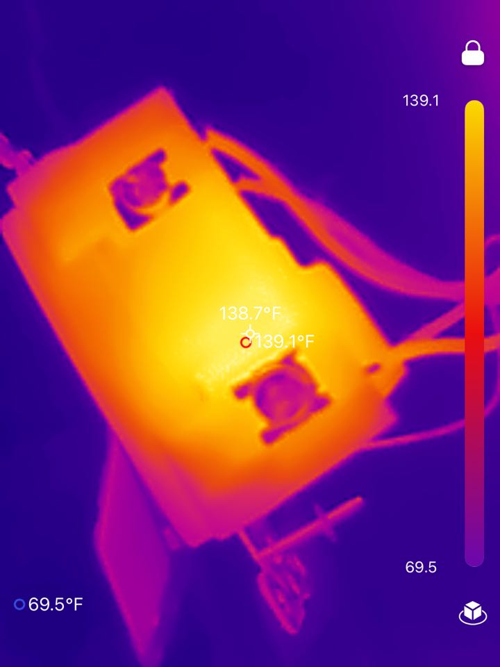 Today we caught an old hot GFCI receptacle before it became a bigger issue!