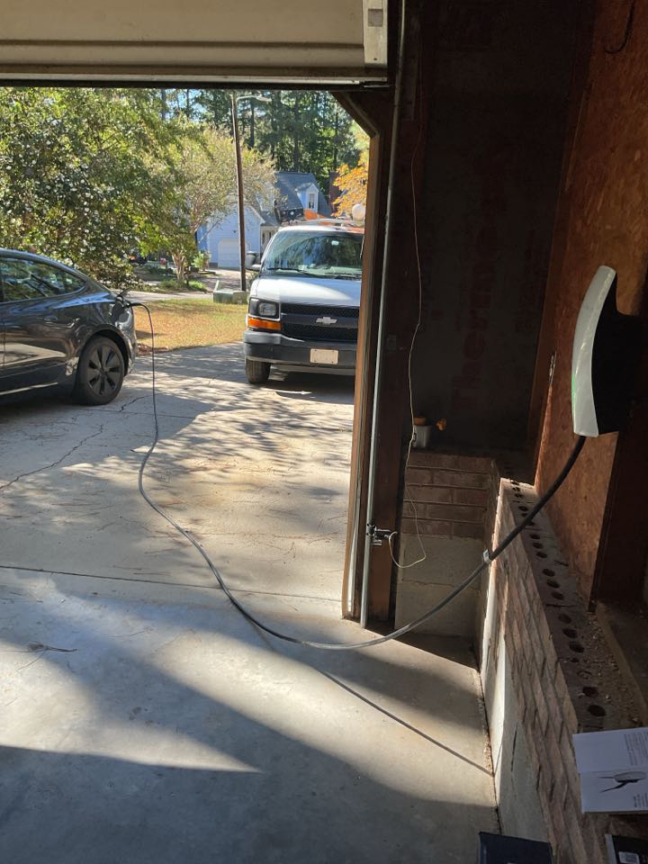 Install new Tesla charger