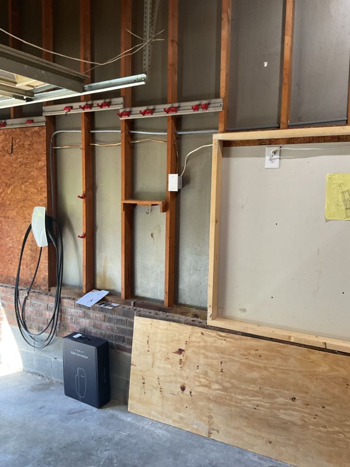 Install new Tesla charger