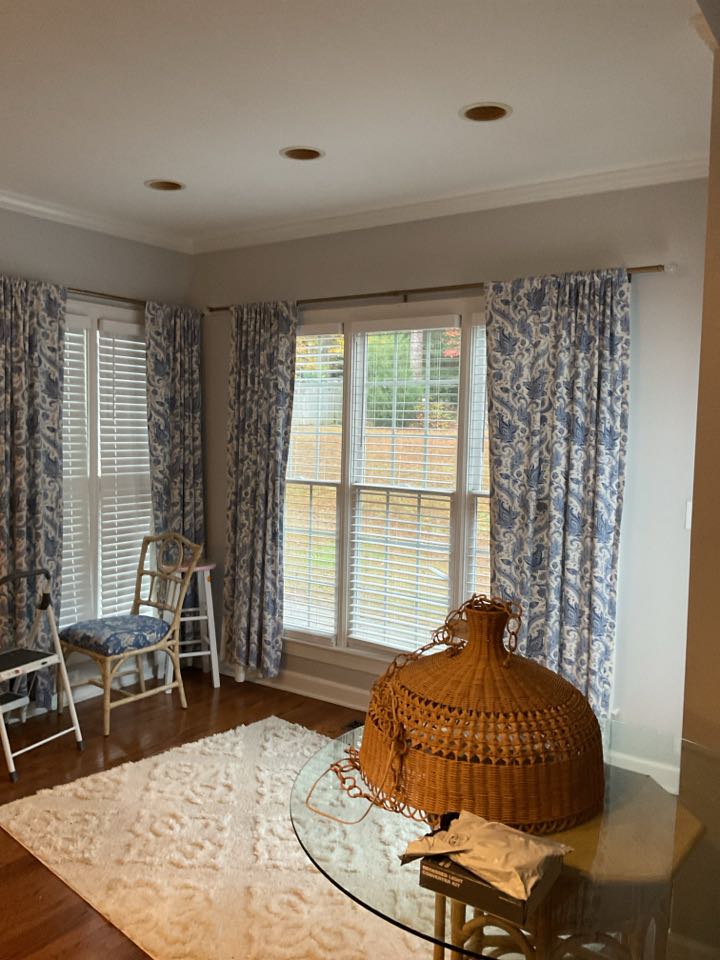 Install new chandelier to existing recess location. 